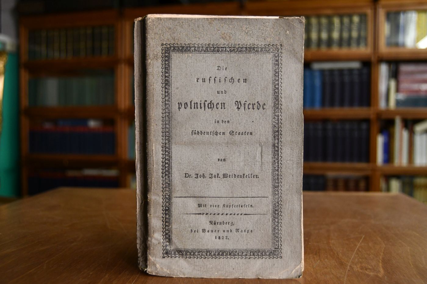 Die russischen und polnischen Pferde in den süddeutschen Staaten rücksichtlich ihrer Lebensdauer, vorzüglichsten Krankheiten und Gebrechen, thierärztlichen Behandlung und ihrer Brauchbarkeit zum Militär- und Civildienste mit einem Hinblick auf die inländische Pferdezucht für Offiziere, Staatsbeamte, Pferdeliebhaber, Thierärzte und Oekonomen.
