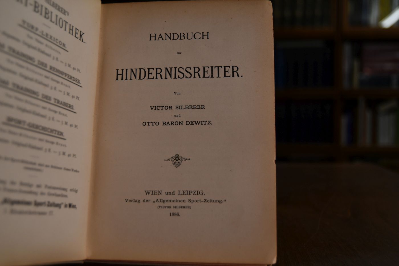 Handbuch für Hindernissreiter.