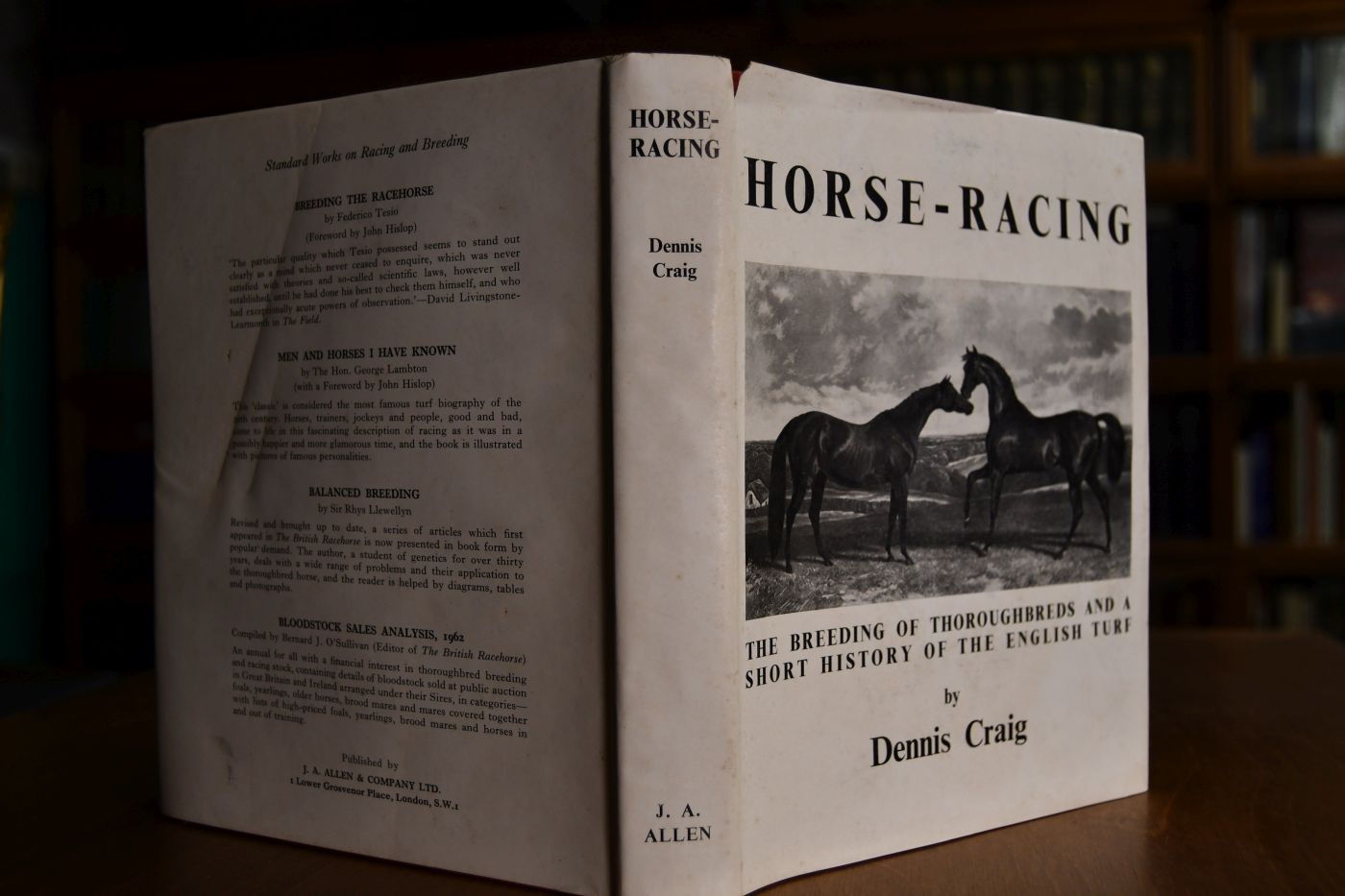 Horse-Racing. The Breeding of Thoroughbreds and a short history of the English Turf.