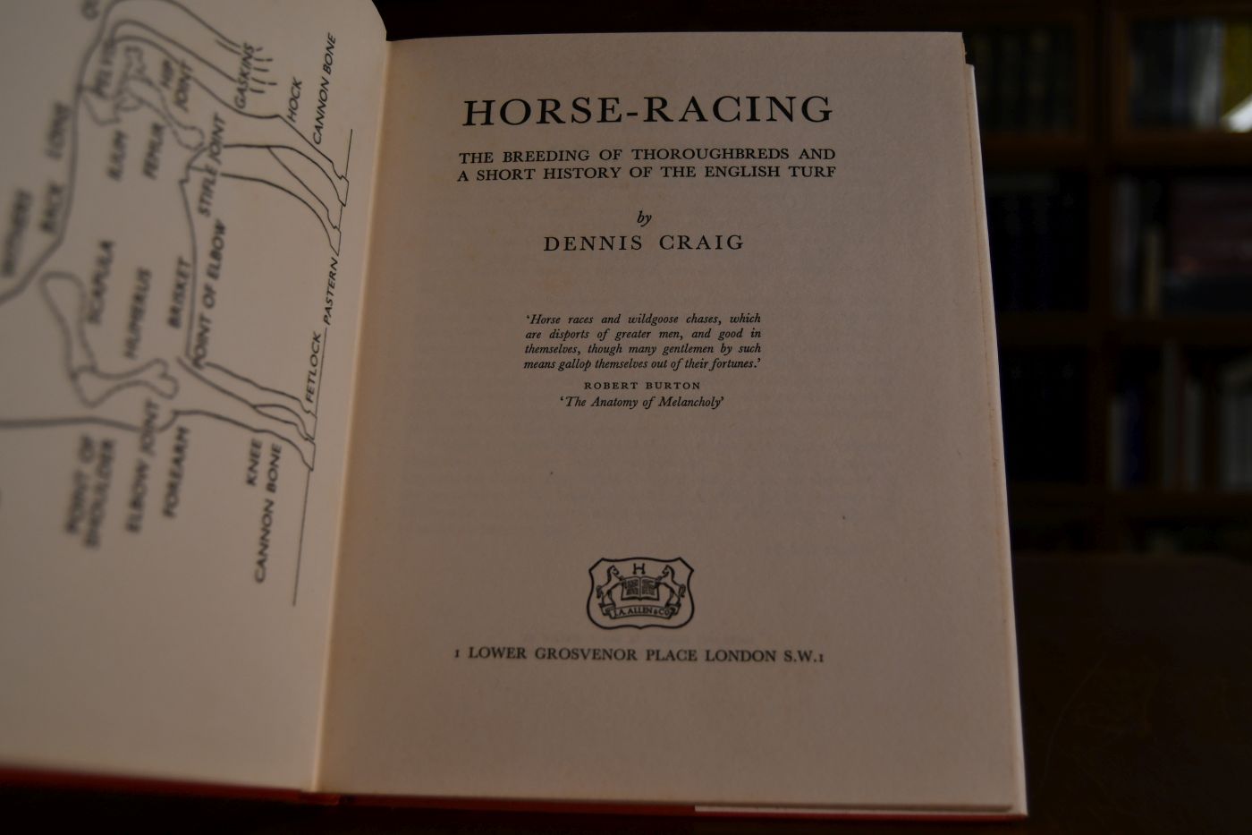 Horse-Racing. The Breeding of Thoroughbreds and a short history of the English Turf.
