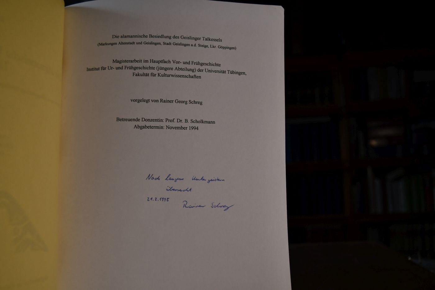 Die alamannische Besiedlung des Geislinger Talkessels (Ma<rkungen Altenstadt und Geislingen, Stadt Geislingen a.d. Steige, Lkr. Göppingen). Teil 1 Text, Anmerkungen, Literaturverzeichnis, Abbildungen. Teil 2 Anhang, Katalog, Tafeln.