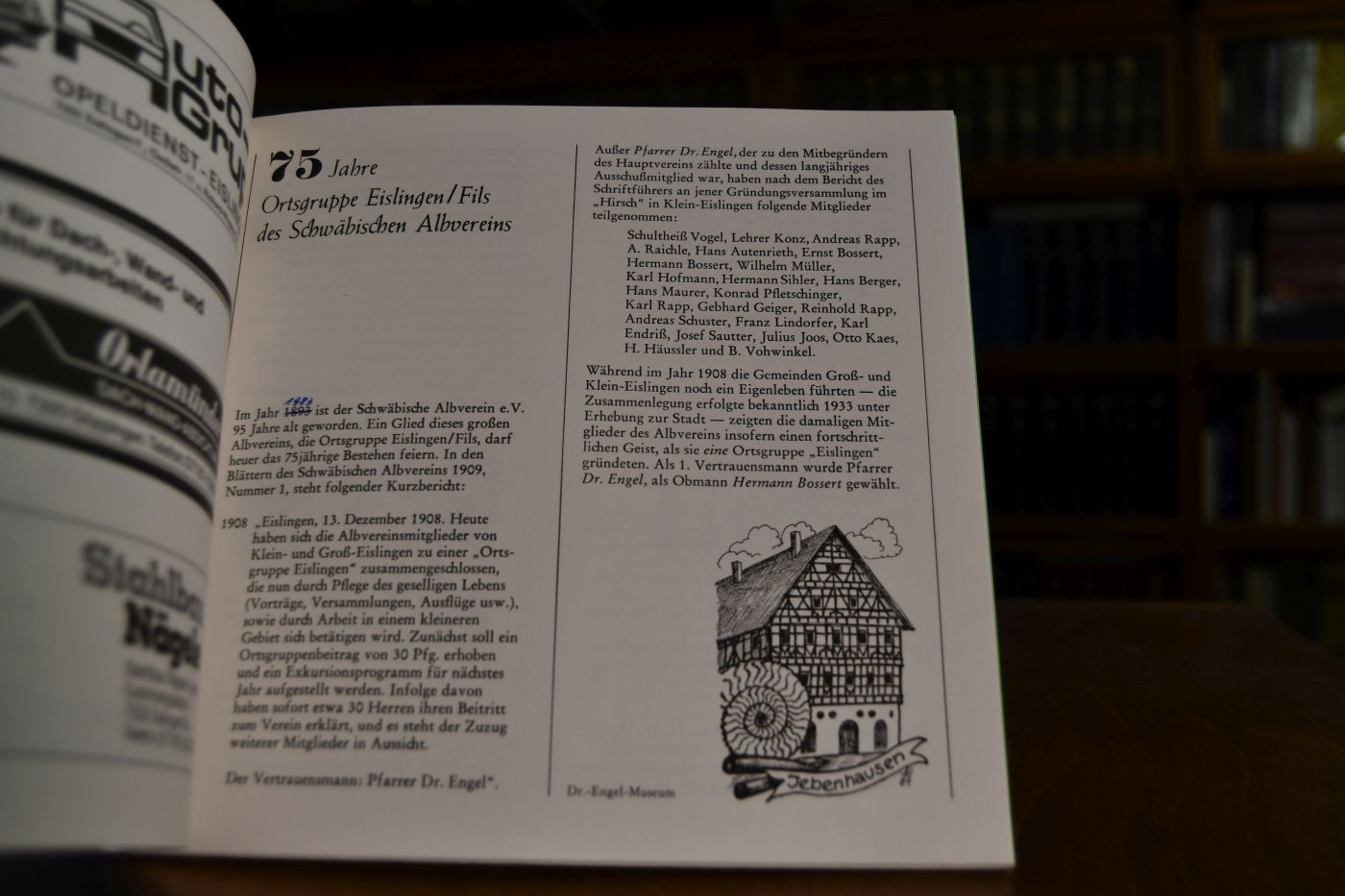 75 Jahre Ortsgruppe Eislingen/Fils im Schwäbischen Albverein e.V.