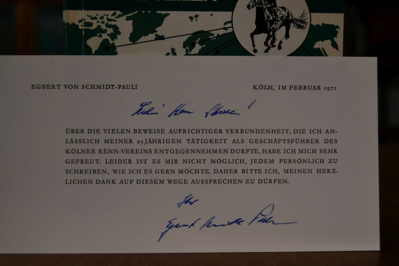 Rennsport in drei Erdteilen. Reisebericht.