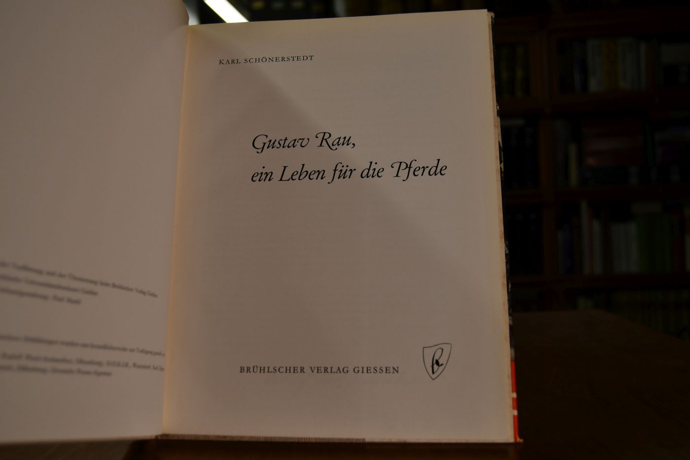 Gustav Rau, ein Leben für die Pferde.