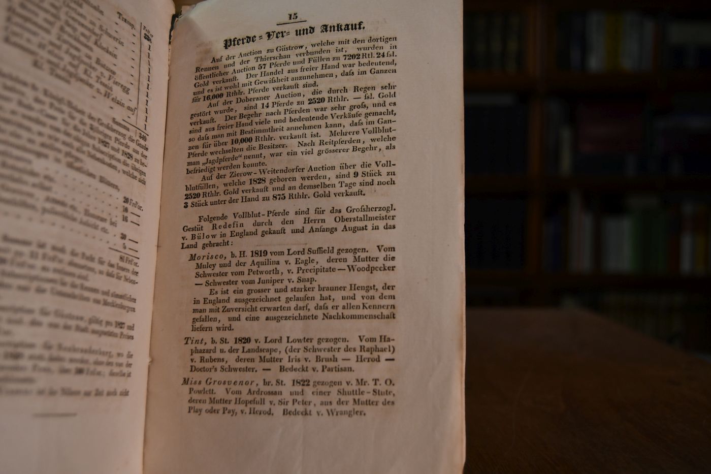 Mecklenburg`s Pferde-Rennen. 1827.