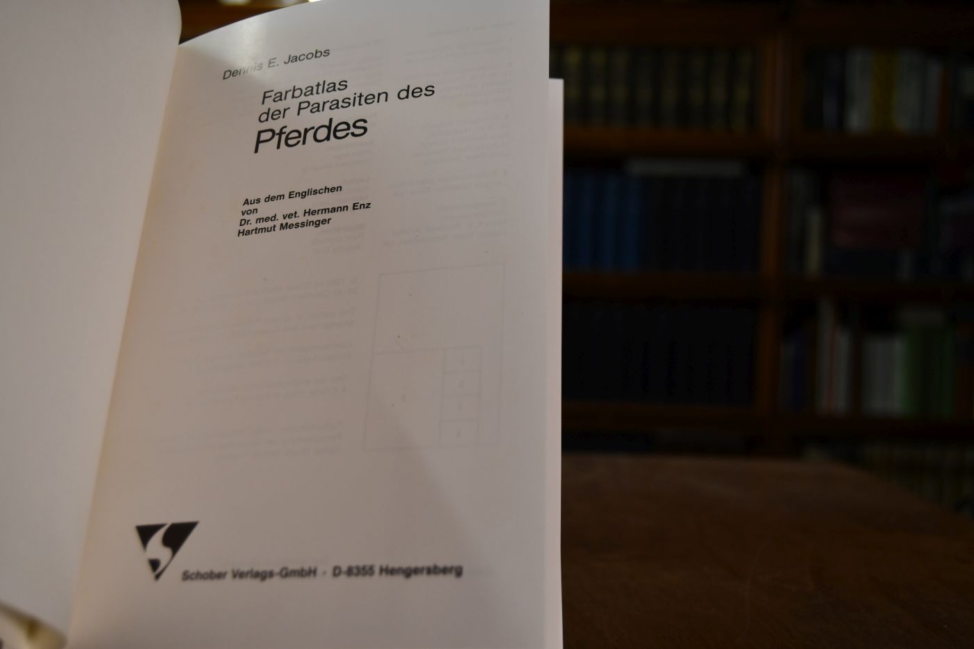Farbatlas der Parasiten des Pferdes.