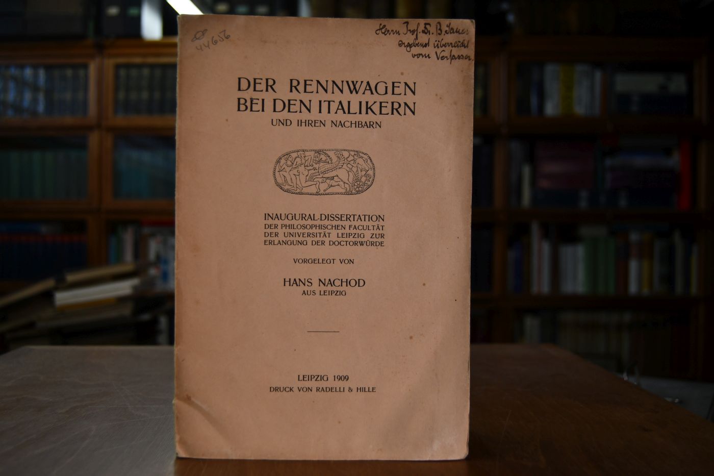 Der Rennwagen bei den Italikern und ihren Nachbarn.