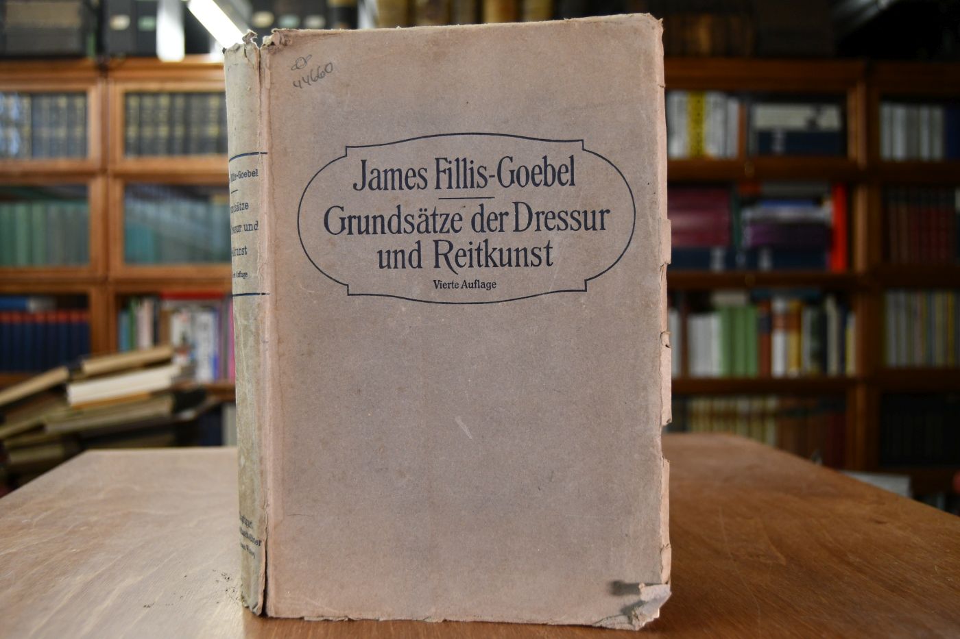 Grundsätze der Dressur und Reitkunst von Gustav Goebel.