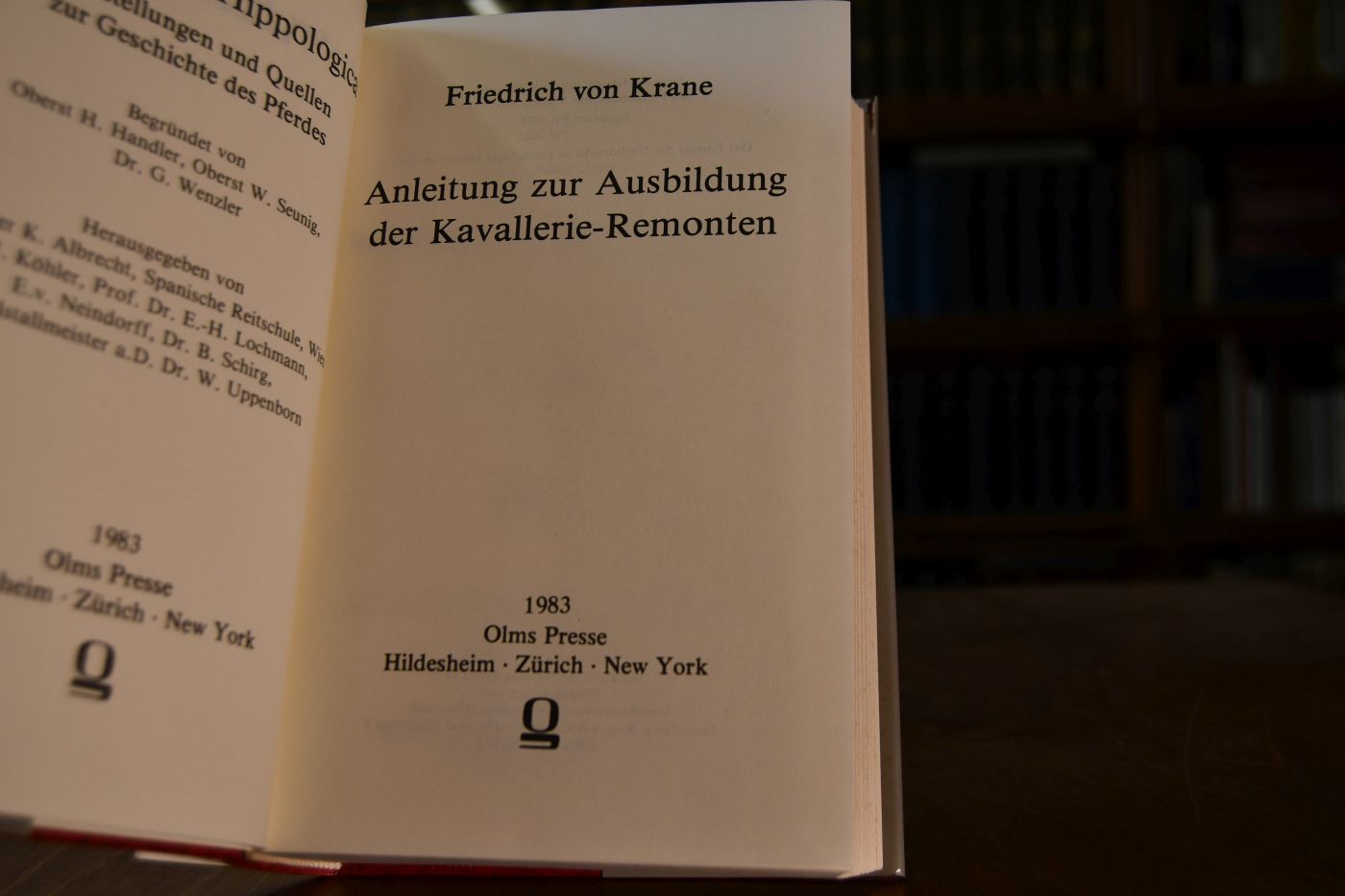 Anleitung zur Ausbildung von Kavallerie-Remonten.