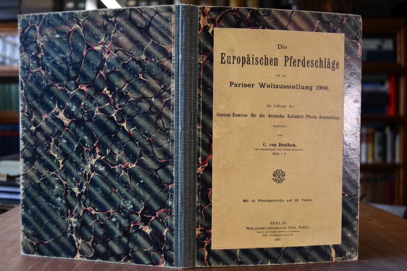 Die Europäischen Pferdeschläge auf der Pariser Weltausstellung 1900.