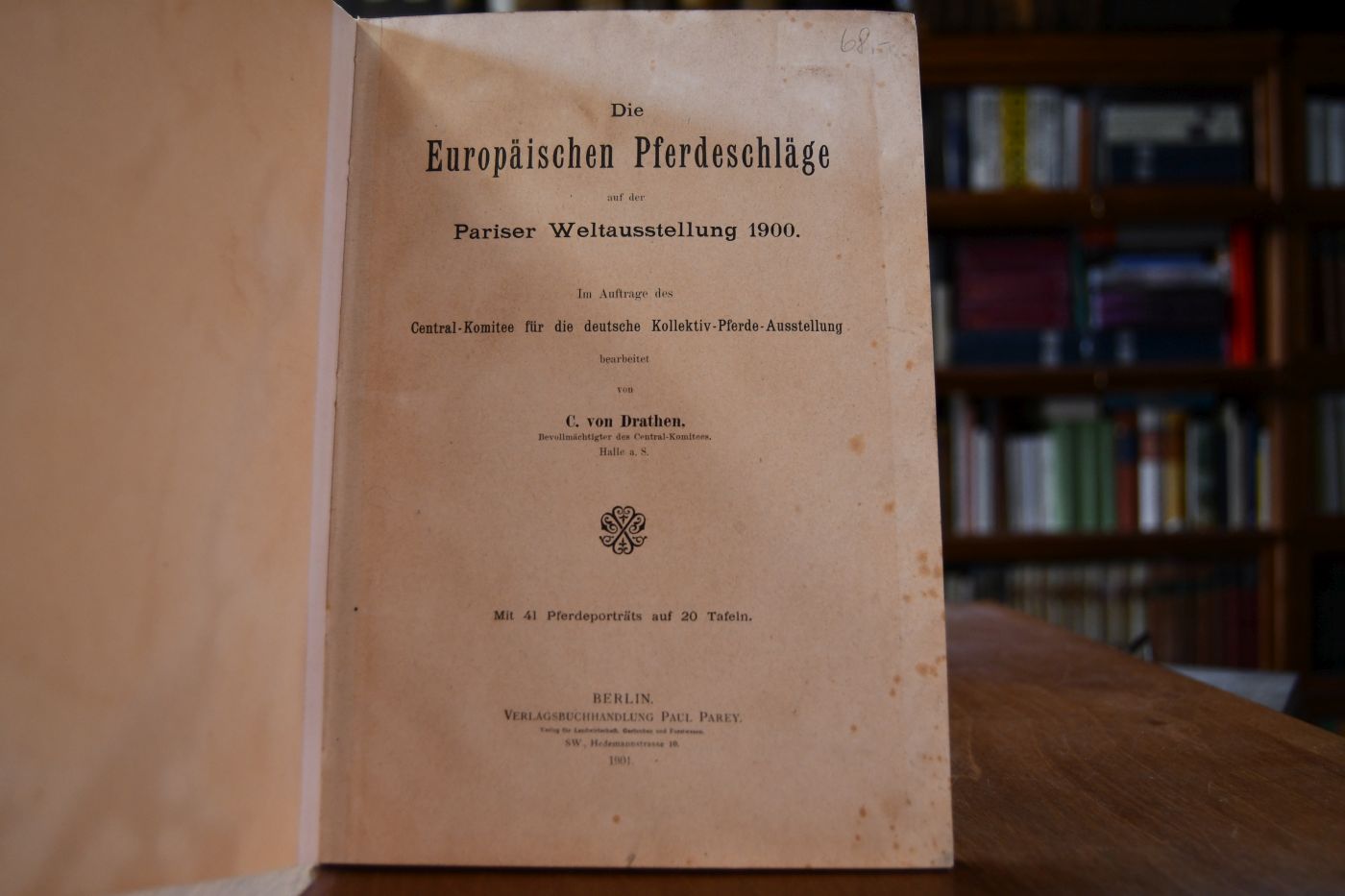 Die Europäischen Pferdeschläge auf der Pariser Weltausstellung 1900.