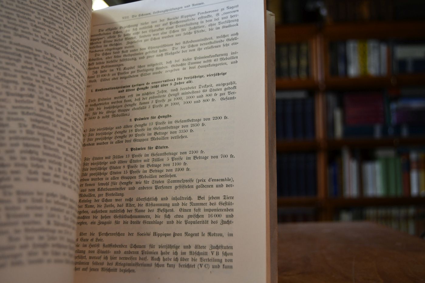 Zur französischen Pferdezucht. Bericht des zum Studium der Pferdezucht vom Auswärtigen Amt nach Nordfrankreich entsandten Sachverständigen.