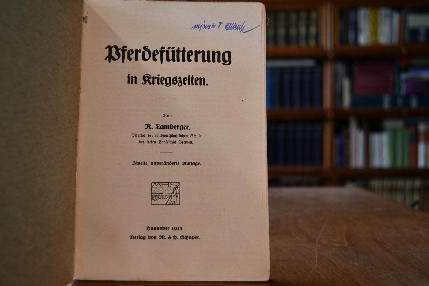 Pferdefütterung in Kriegszeiten.