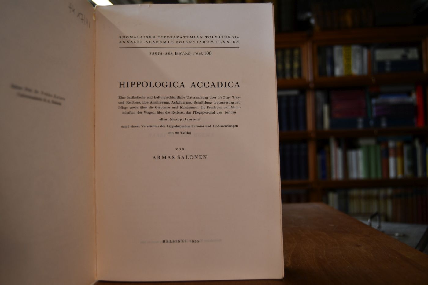 Hippologica Accadica.