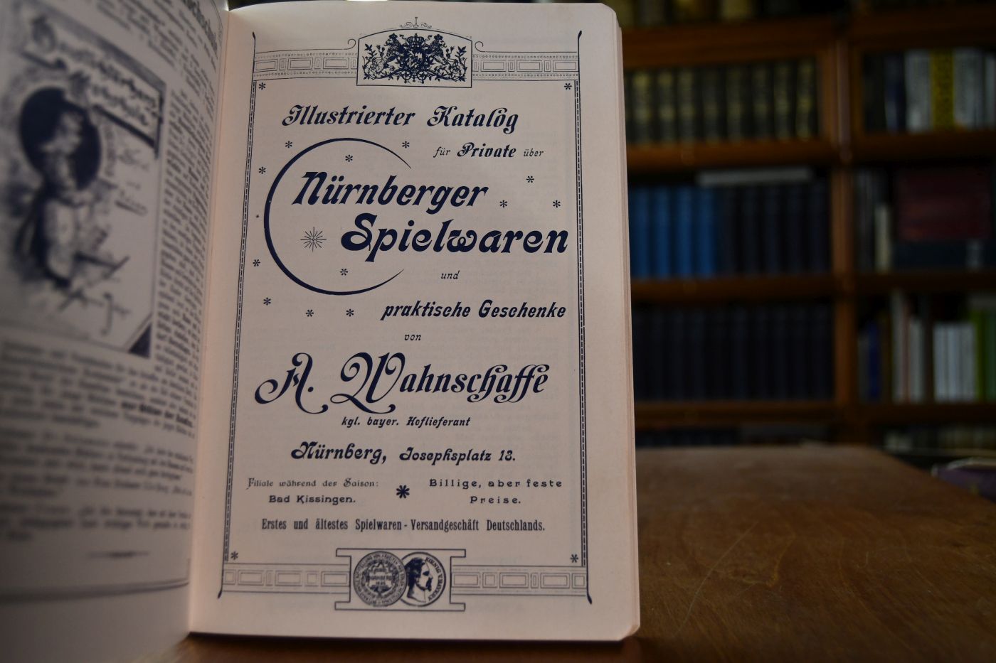 Illustrierter Katalog für Private über Nürnberger Spielwaren und praktische Geschenke von A. Wahnschaffe kgl. bayer. Hoflieferant. Reprint der Ausgabe Nürnberg (ca. 1895).