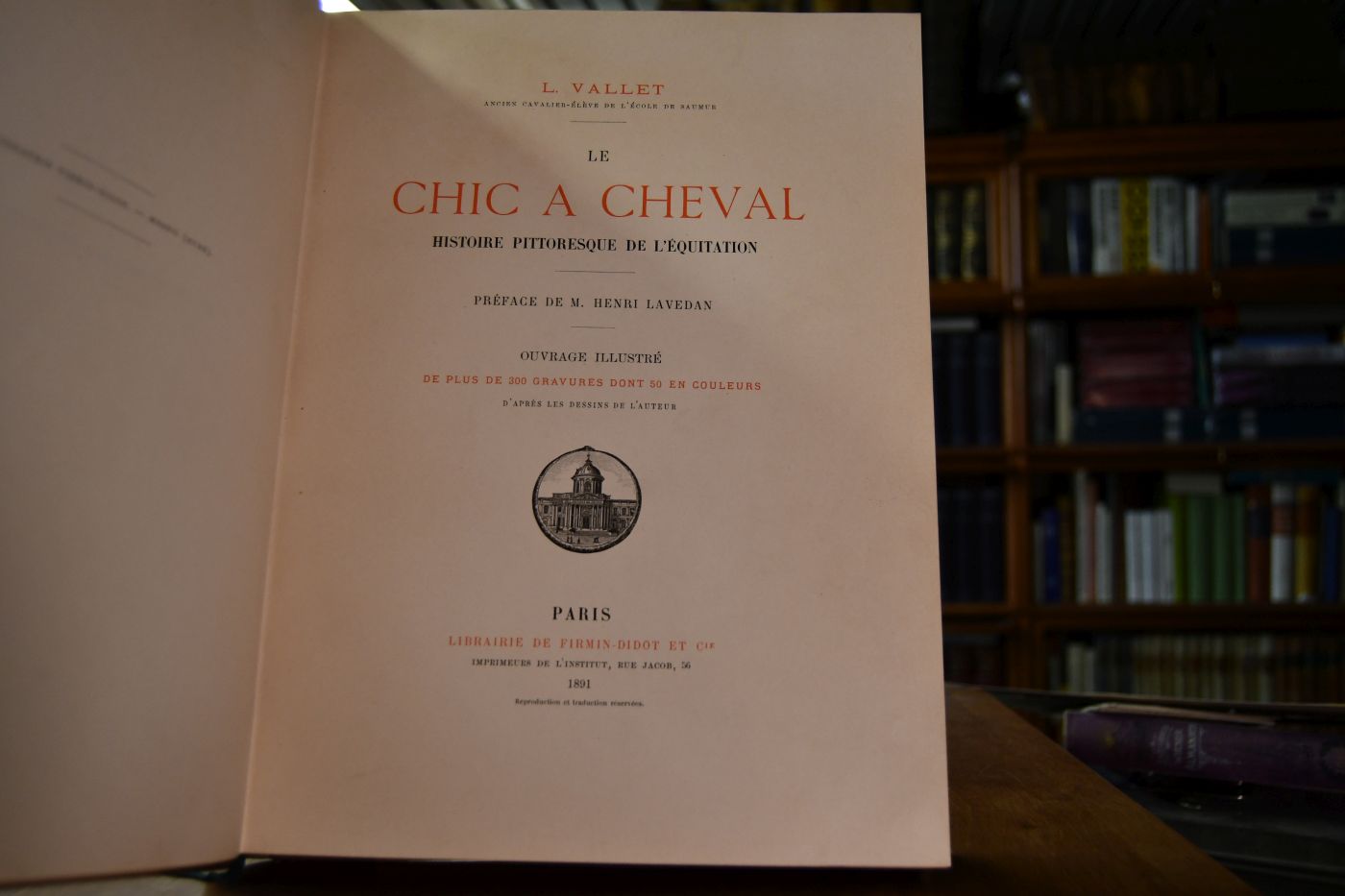 Le Chic a Cheval. Histoire pittoresque de l`Equitation. Preface de M. Henri Lavedan.