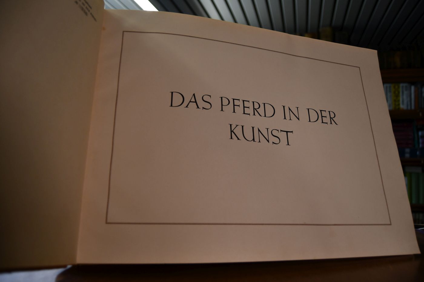 Das Pferd in der Kunst (Erinnerungsband der Ausstellung "Das Pferd in der Kunst").