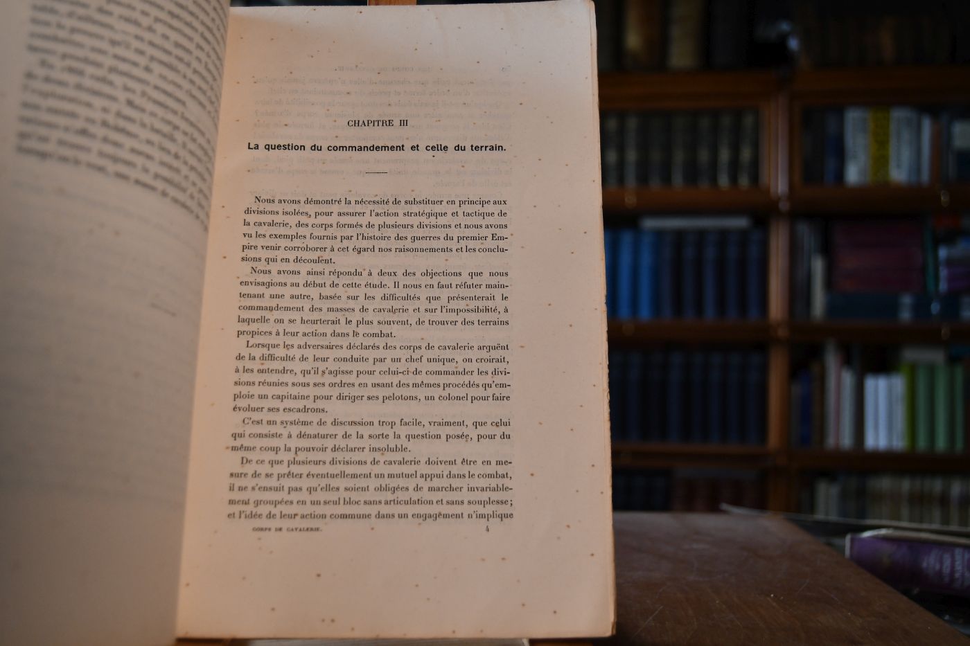 Les Corps de Cavalerie. Etude sur l`emploi de la Cavalerie en grandes masses.