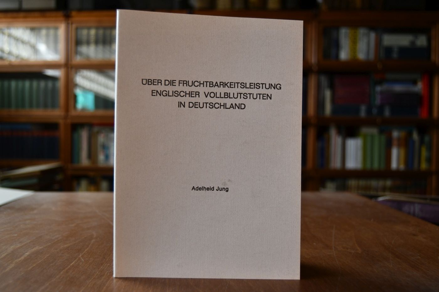 Über die Fruchtbarkeitsleistung englischer Vollblutstuten in Deutschland.