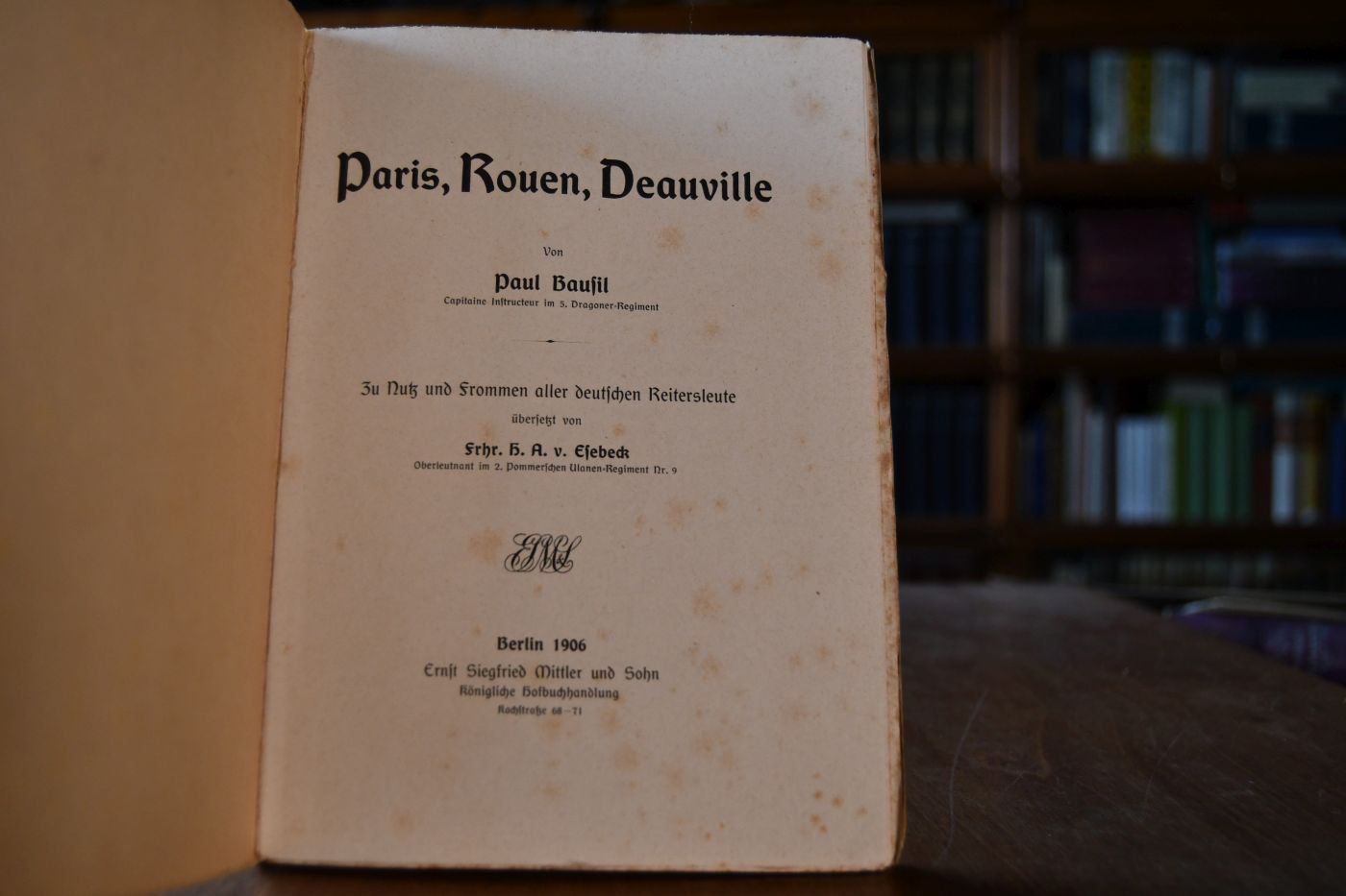 Paris, Rouen, Deauville.