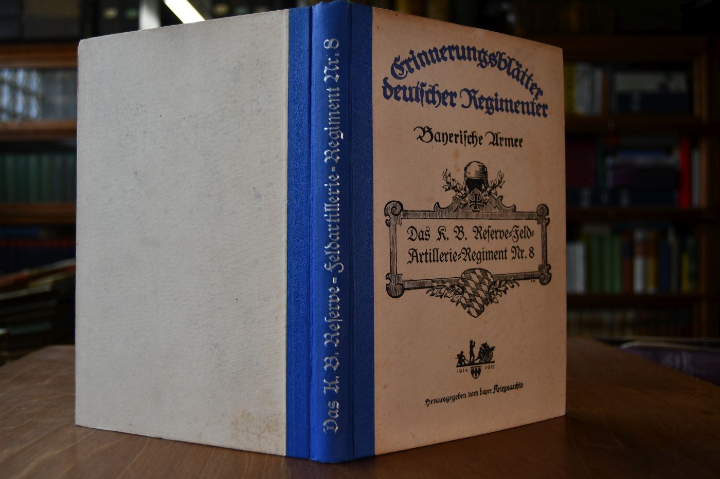 Das K.B. Reserve-Feldartillerie-Regiment Nr. 8. Nach den amtlichen Kriegstagebüchern.