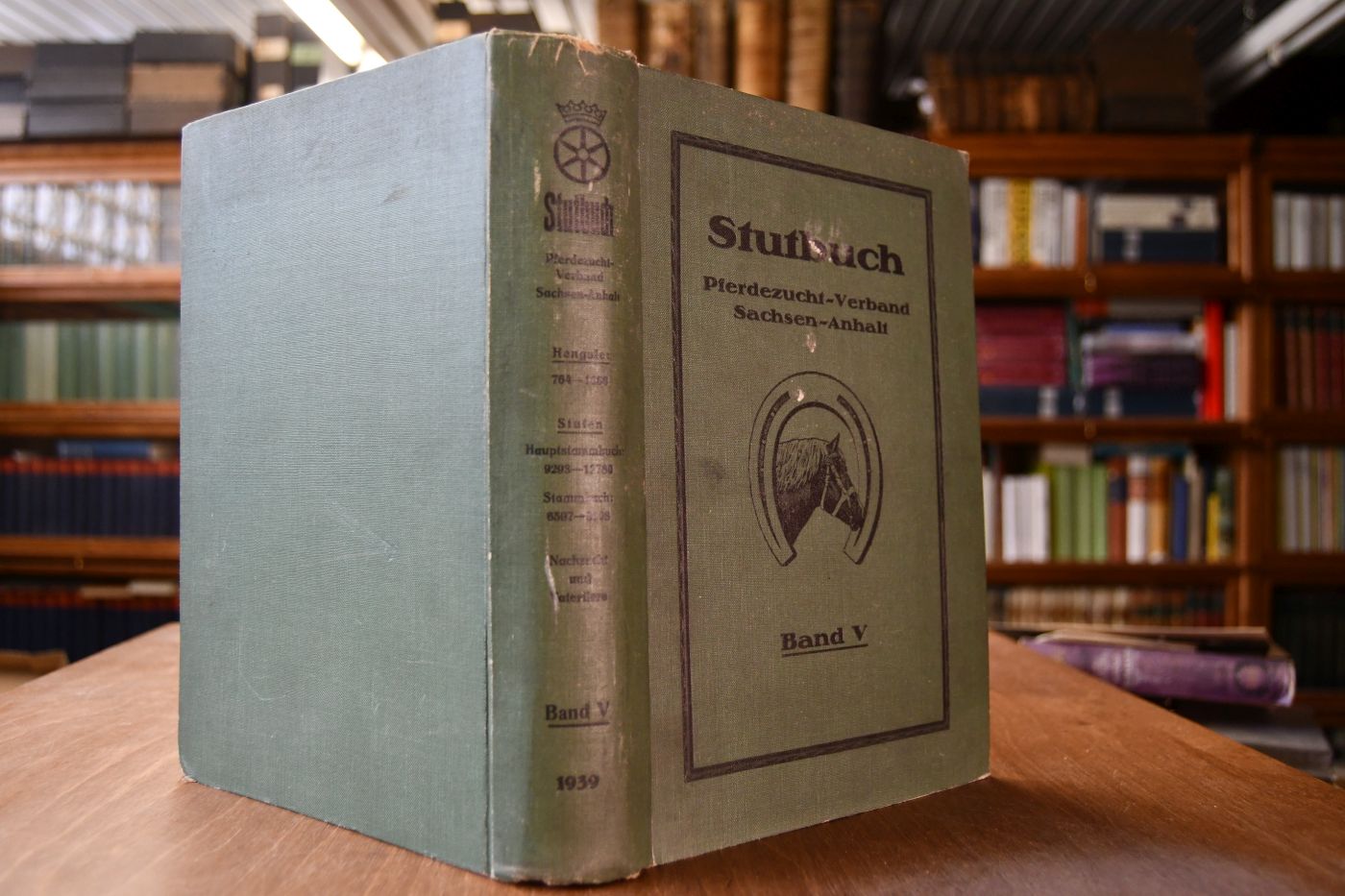 Stutbuch Pferdezuchtverband Sachsen-Anhalt. 5. Band Eintragungen aus den Jahren 1926-1932.