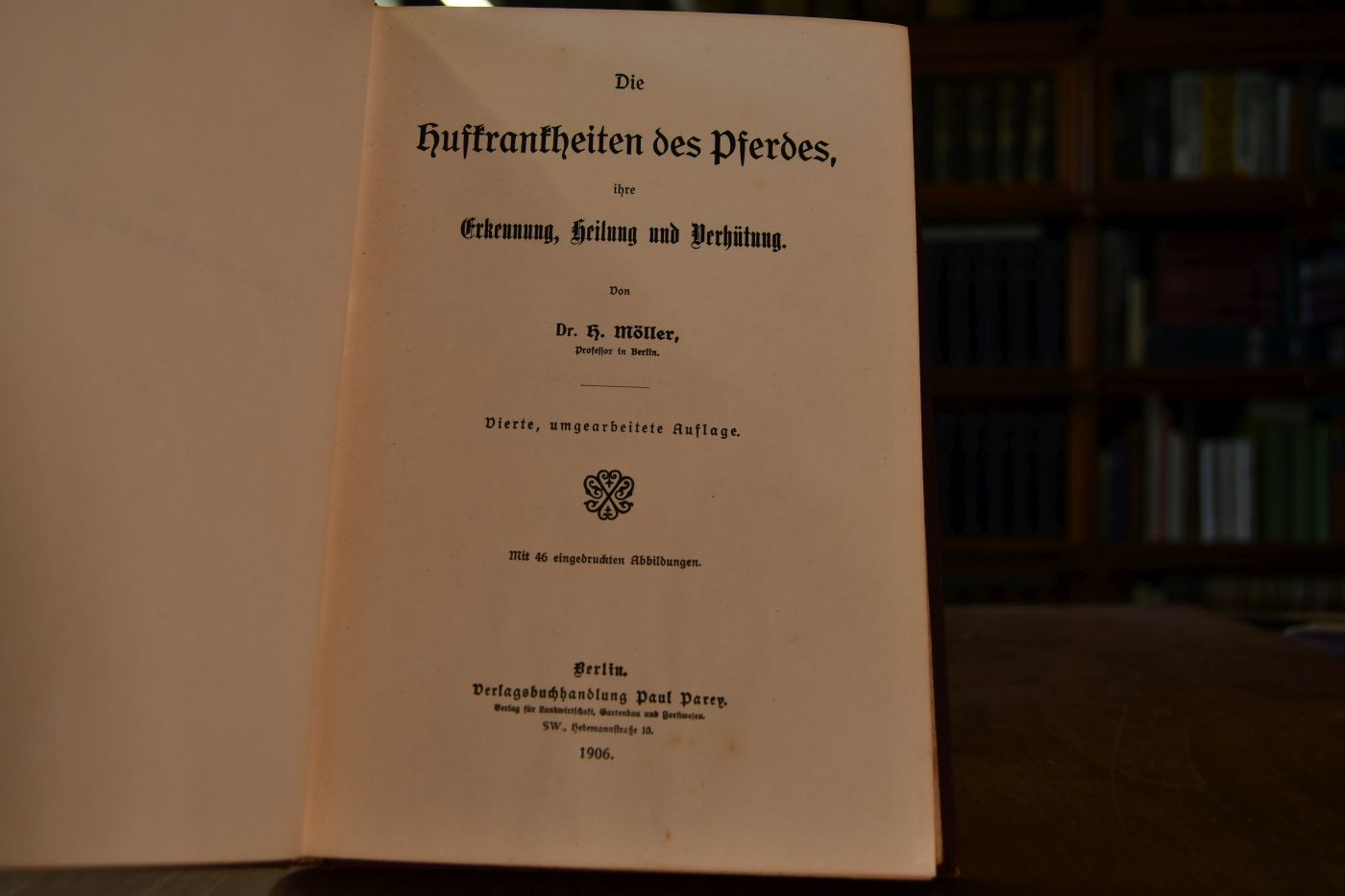 Die Hufkrankheiten des Pferdes, ihre Erkennung, Heilung und Verhütung.