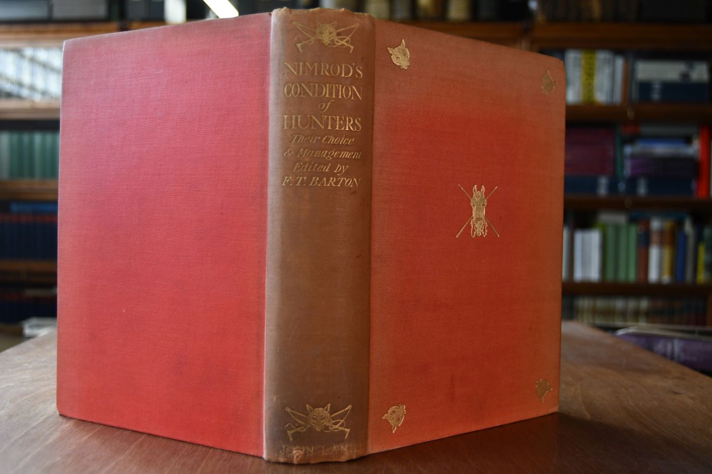 The Condition Of Hunters Their Choice And Management The Veterinary Positions Brought Up To Date By Frank Townend Barton M R C V S with 34 Illustrations including the original Turner Lithographs.