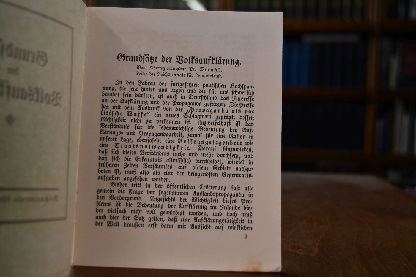 Grundsätze der Volksaufklärung.