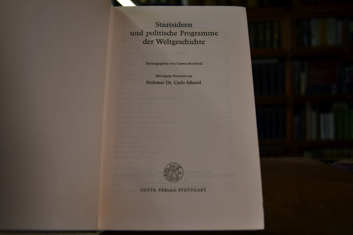 Staatsideen und politische Programme der Weltgeschichte.