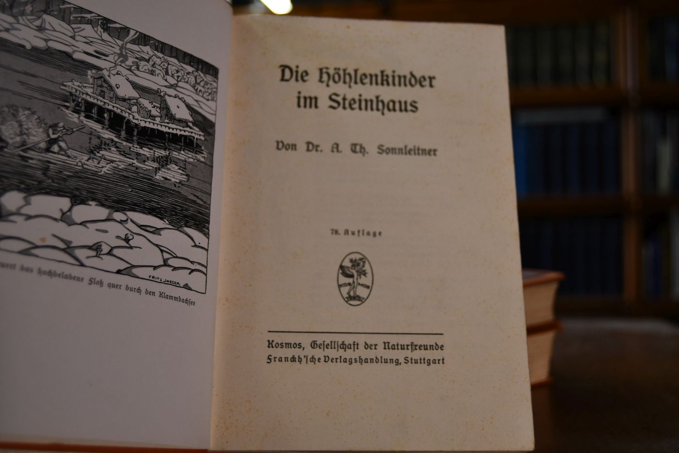 Die Höhlenkinder im heimlichen Grund. Die Höhlenkinder im Pfahlbau. Die Höhlenkinder im Steinhaus. 3 Bde. (komplett).
