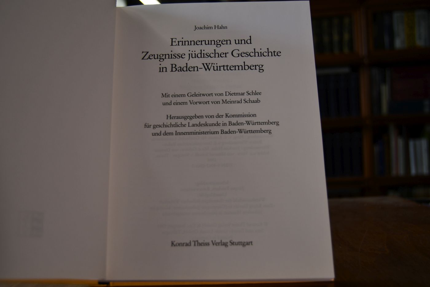 Erinnerungen und Zeugnisse jüdischer Geschichte in Baden-Württemberg.