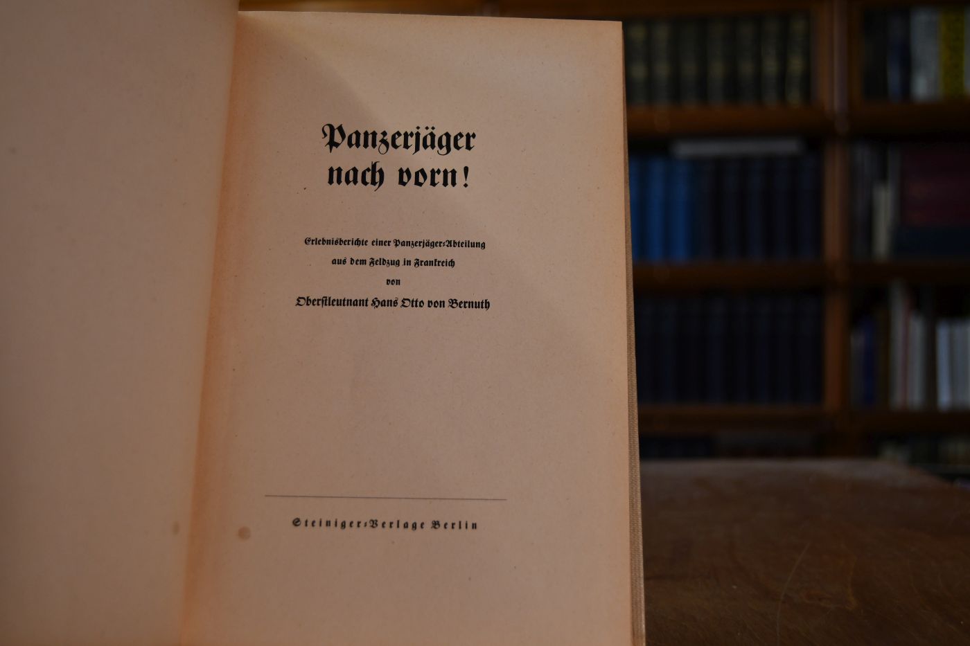 Panzerjäger nach vorn! Erlebnisberichte einer Panzerjäger-Abteilung aus dem Feldzug in Frankreich.