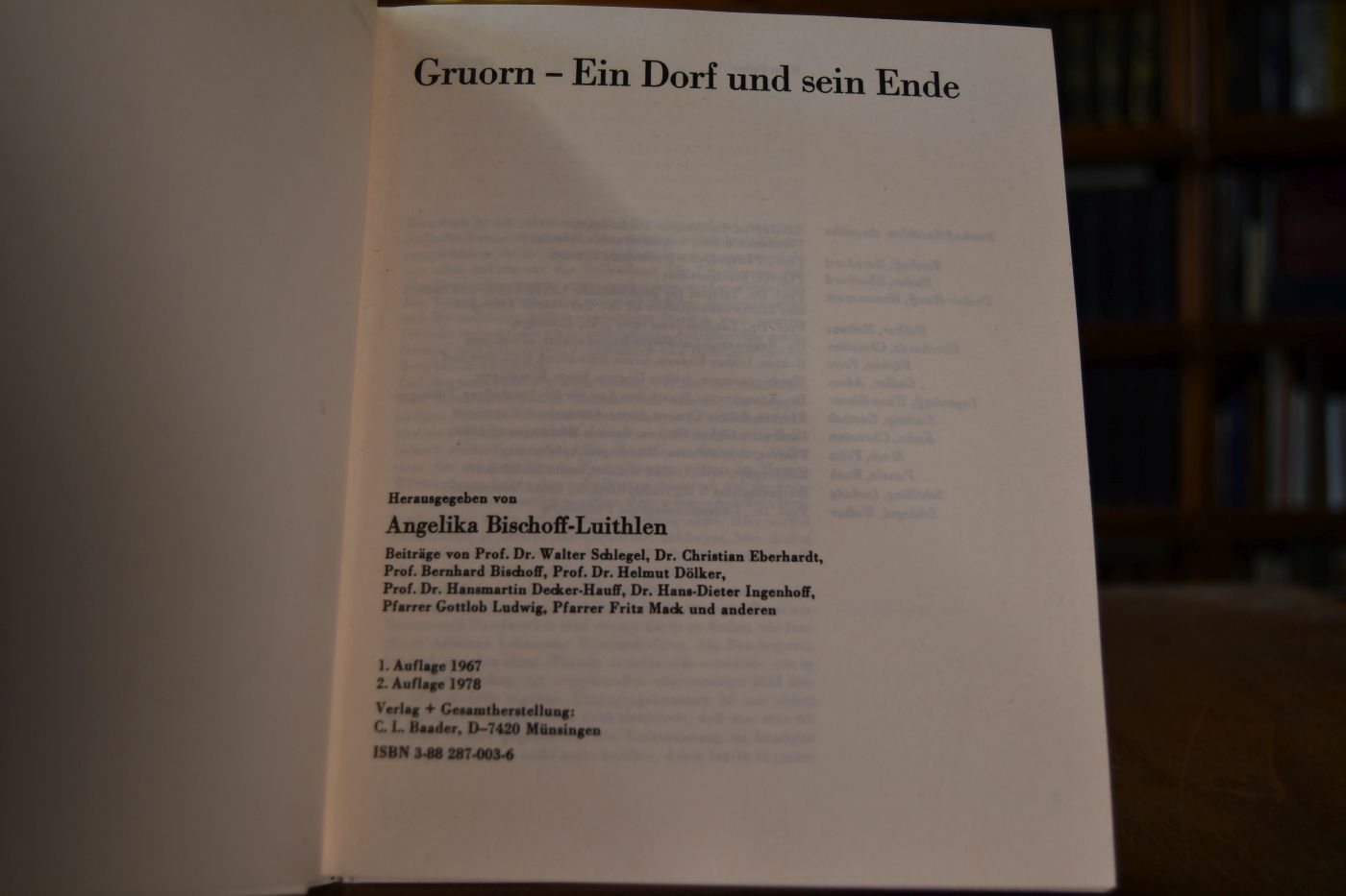 Gruorn - ein Dorf und sein Ende.