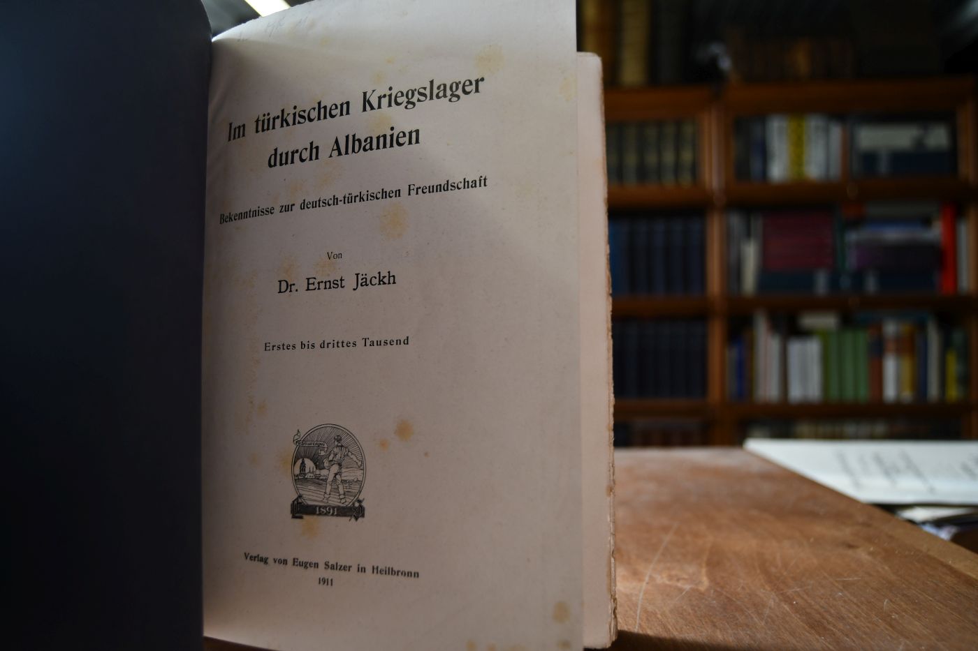 Im türkischen Kriegslager durch Albanien. Bekenntnisse zur deutsch-türkischen Freundschaft.