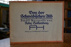 Von der Schwäbischen Alb. Zwölf Aquarelle von F...